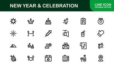 Politics Icon Set Featuring Government, Voting, Campaign, Election, and Public Service Elements in a Clean, Minimalist, SEO-Optimized Vector Style