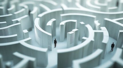 Interactive graph forming a maze of knowledge