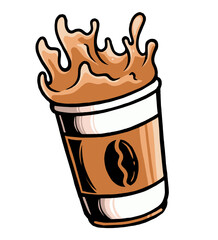 Coffee cup vector illustration