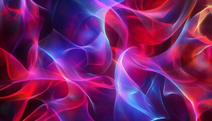 Obraz premium Vibrant abstract design with flowing lines of color.