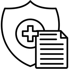 Obraz premium Health Insurance Icon