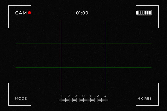 Camera HUD Interface Overlay