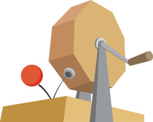 福引きのイラスト