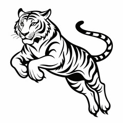 jumping tiger