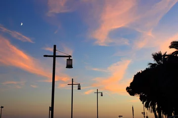 sunset in Nice, France