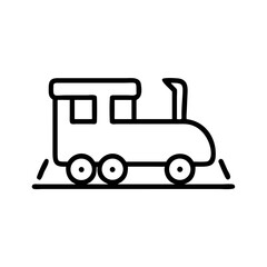 Fototapeta premium steam train icon