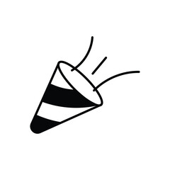 Confetti  Icon vector stock illustration
