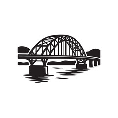 mississippi bridge vector