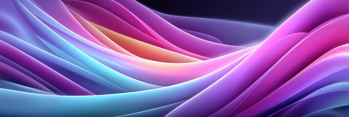 Abstract colorful wave - like patterns