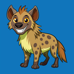Hyena vector art illustration.