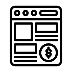 a collection of icons containing various information technologies such as advertisements, radio billboards, newspapers and so on