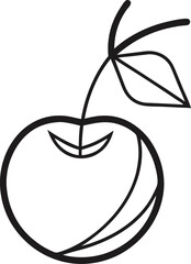 vector illustration of an cherry