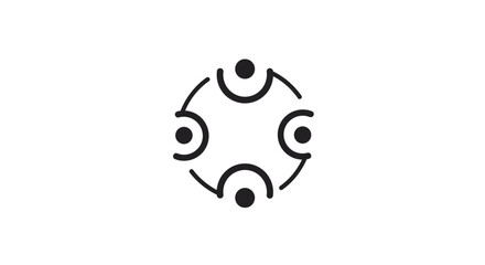 vector illustration of an abstract fish