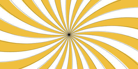 Retro sunburst background with rays or stripes in the center. Sun burst retro .Sunburst background vector illustration pattern beam rays. Spiral radial striped backdrop.