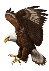 Obraz premium american bald eagle