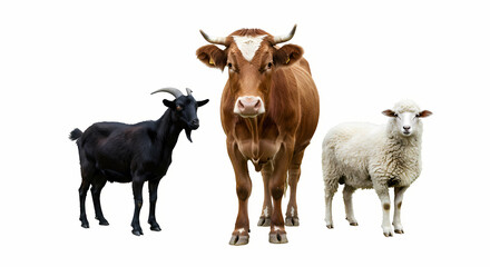Farm Animals: Cow, Goat, Sheep