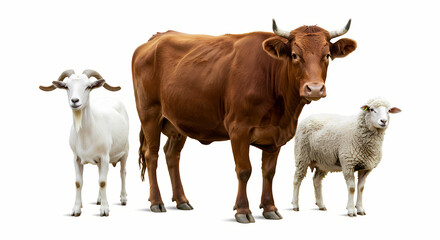 Farm Animals: Cow, Goat, Sheep