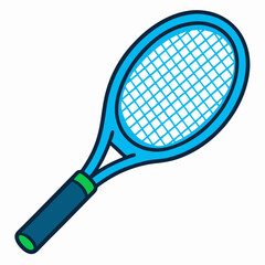 tennis racket and ball