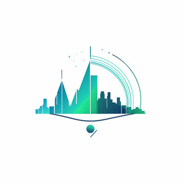 Abstract Cityscape Illustration