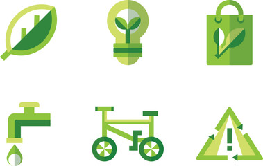 sketch illustration vector design collection icon logo symbol ecology pack nature conservation