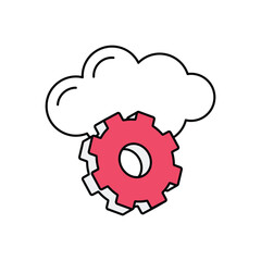 Cloud Computing Vector icon