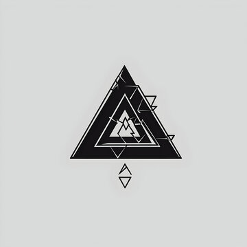 Abstract Triangle Illustration