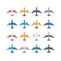 Illustration Vector graphic of plane icon. Fit for traffic, public, passenger etc. airplane icon.Illustration Vector graphic of Plane Formation icon template.gmail send icon airplane.icon a5 airplane.