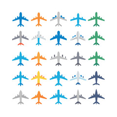 Illustration Vector graphic of plane icon. Fit for traffic, public, passenger etc. airplane icon.Illustration Vector graphic of Plane Formation icon template.gmail send icon airplane.icon a5 airplane.