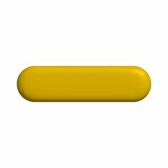 yellow pills isolated on white background