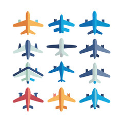 Illustration Vector graphic of plane icon. Fit for traffic, public, passenger etc. airplane icon.Illustration Vector graphic of Plane Formation icon template.gmail send icon airplane.icon a5 airplane.
