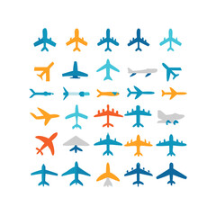 Illustration Vector graphic of plane icon. Fit for traffic, public, passenger etc. airplane icon.Illustration Vector graphic of Plane Formation icon template.gmail send icon airplane.icon a5 airplane.