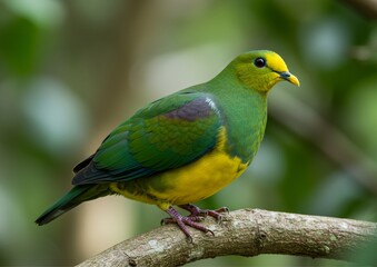 Obraz premium The blue and yellow macaw