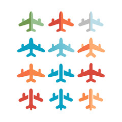 Illustration Vector graphic of plane icon. Fit for traffic, public, passenger etc. airplane icon.Illustration Vector graphic of Plane Formation icon template.gmail send icon airplane.icon a5 airplane.