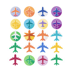 Illustration Vector graphic of plane icon. Fit for traffic, public, passenger etc. airplane icon.Illustration Vector graphic of Plane Formation icon template.gmail send icon airplane.icon a5 airplane.