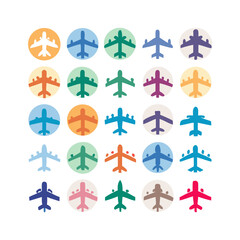 Illustration Vector graphic of plane icon. Fit for traffic, public, passenger etc. airplane icon.Illustration Vector graphic of Plane Formation icon template.gmail send icon airplane.icon a5 airplane.