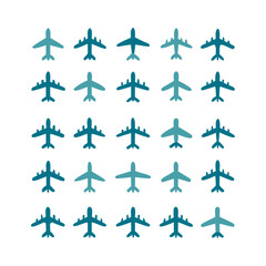 Illustration Vector graphic of plane icon. Fit for traffic, public, passenger etc. airplane icon.Illustration Vector graphic of Plane Formation icon template.gmail send icon airplane.icon a5 airplane.