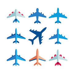 Illustration Vector graphic of plane icon. Fit for traffic, public, passenger etc. airplane icon.Illustration Vector graphic of Plane Formation icon template.gmail send icon airplane.icon a5 airplane.