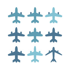 Illustration Vector graphic of plane icon. Fit for traffic, public, passenger etc. airplane icon.Illustration Vector graphic of Plane Formation icon template.gmail send icon airplane.icon a5 airplane.
