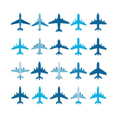 Illustration Vector graphic of plane icon. Fit for traffic, public, passenger etc. airplane icon.Illustration Vector graphic of Plane Formation icon template.gmail send icon airplane.icon a5 airplane.