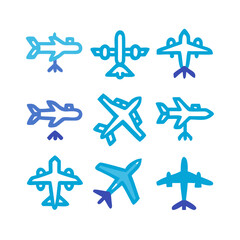Illustration Vector graphic of plane icon. Fit for traffic, public, passenger etc. airplane icon.Illustration Vector graphic of Plane Formation icon template.gmail send icon airplane.icon a5 airplane.