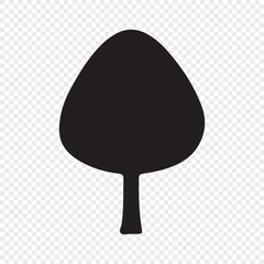 vector tree silhouette. tree vector illustration