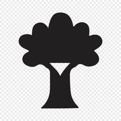 vector tree silhouette