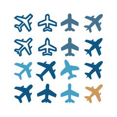 Illustration Vector graphic of plane icon. Fit for traffic, public, passenger etc. airplane icon.Illustration Vector graphic of Plane Formation icon template.gmail send icon airplane.icon a5 airplane.