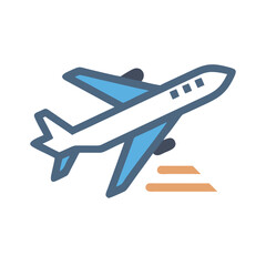 Illustration Vector graphic of plane icon. Fit for traffic, public, passenger etc. airplane icon.Illustration Vector graphic of Plane Formation icon template.gmail send icon airplane.icon a5 airplane.