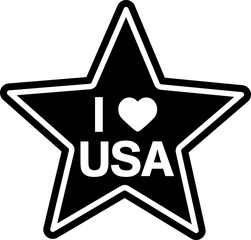 Black Star Shape silhouette vector.
Decorative Stars with Patriotic Theme silhouette.
4th Of July Star silhouette SVG.
Transparent background. 