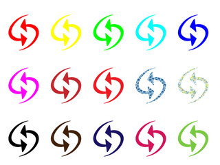 Refresh icon includes 15 different colours