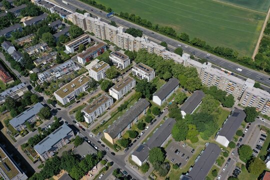 Frankfurt-Unterliederbach Aerial View