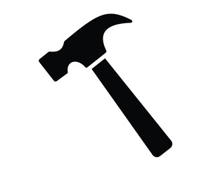 Gavel and Hammer Icon Set – Judge, Law, and Auction Linear Vector Symbols, vector illustration.
