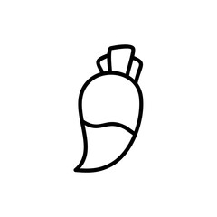 hand-drawn turnip icon illustration