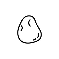 hand-drawn potato icon illustration